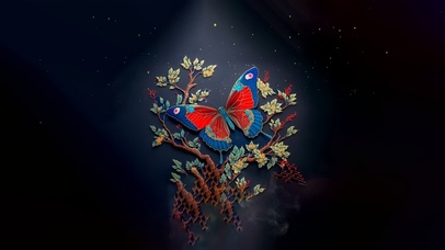 蝴蝶 4K 彩蝶飞舞