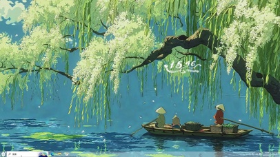 清新护眼AI壁纸-桌面主题