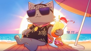 夏日唯美海滩