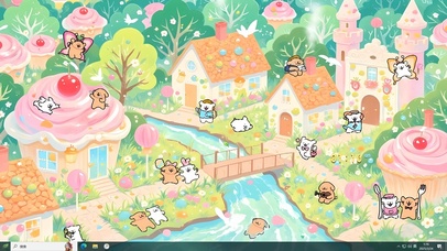 甜品糖果屋小狗