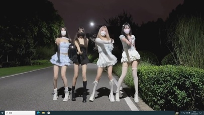 性感清纯大长腿美少女 群舞