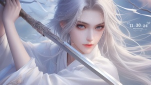仙剑白发女神