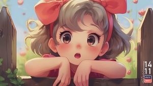 红衣女孩