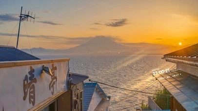 4k 治愈唯美夕阳海面