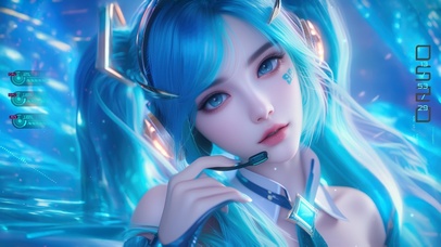 唯美星空初音