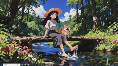 溪桥梦影-桌面主题