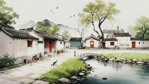 江南风光小镇