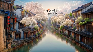 4K江南小镇