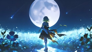 阿格莱雅-星空下的背影