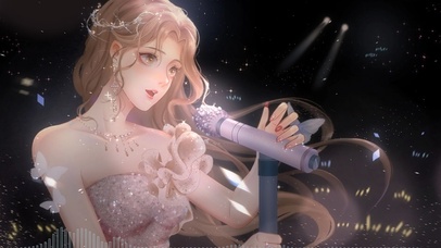 舞台上的你闪闪发光