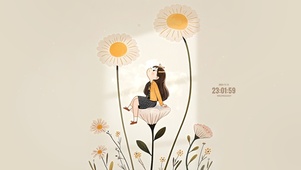 花朵少女 治愈唯美