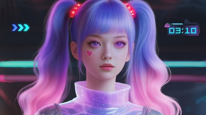 赛博双马尾女孩