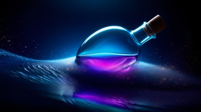 梦幻星空星辰大海唯美漂流瓶02