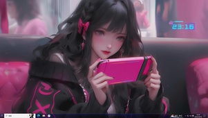 电竞主题 电竞少女
