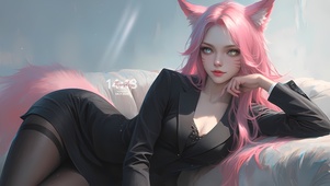 性感黑丝气质猫娘