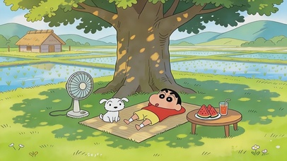 悠闲的夏日生活