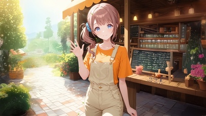 夏日小卖部少女