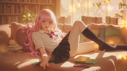 面容宛如被春风轻吻过的花瓣