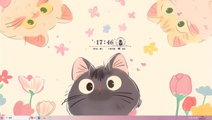满屏三只猫