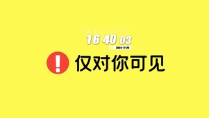 仅对你可见