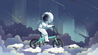 骑行太空人