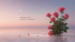 玫瑰与晚霞