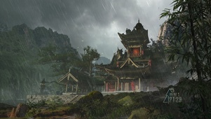4K深山古庙