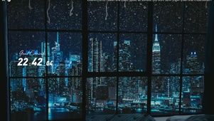 雨天城市