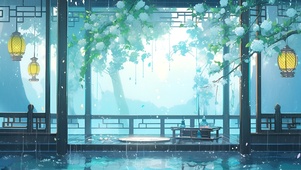 烟雨古风小屋