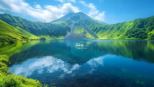 青山湖泊