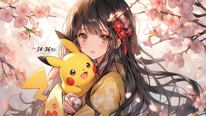 唯美樱花女孩