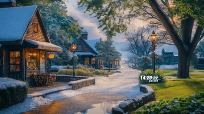 治愈冬日小镇