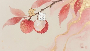 线条小狗事事顺荔