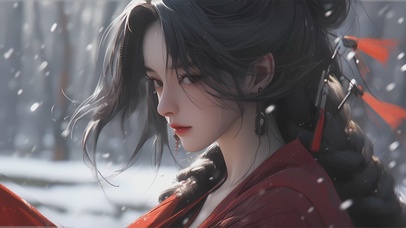 【下大雪了】古风汉服御姐