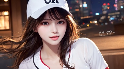 4K清纯运动女孩