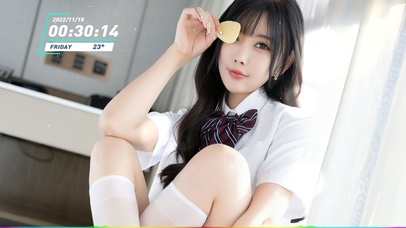 4K长腿制服美女