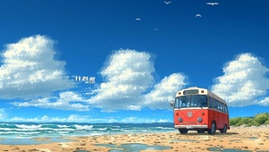 夏日海滩旅行