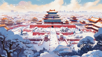 故宫雪景