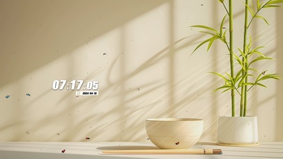 护眼小清新绿景