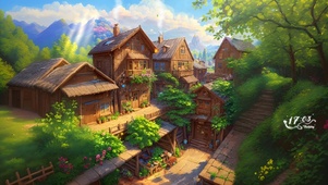 山林间木屋