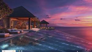 霞伴海墅-桌面主题