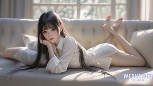 云鬓轻盘，半月都甘为她停留