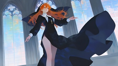 明日香-修女制服美女