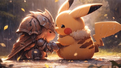 小小骑士与皮卡丘