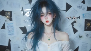 怀旧风女孩