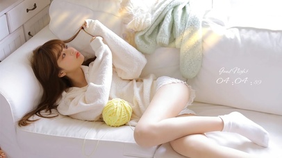 超甜的居家性感女孩