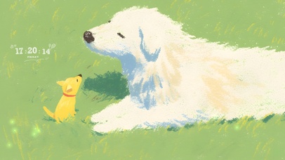 小狗的惬意时光