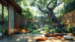 静谧 庭院