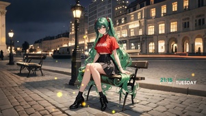 路边少女