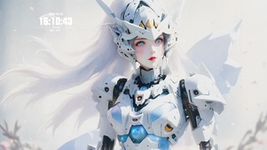 4K外机械骨骼少女